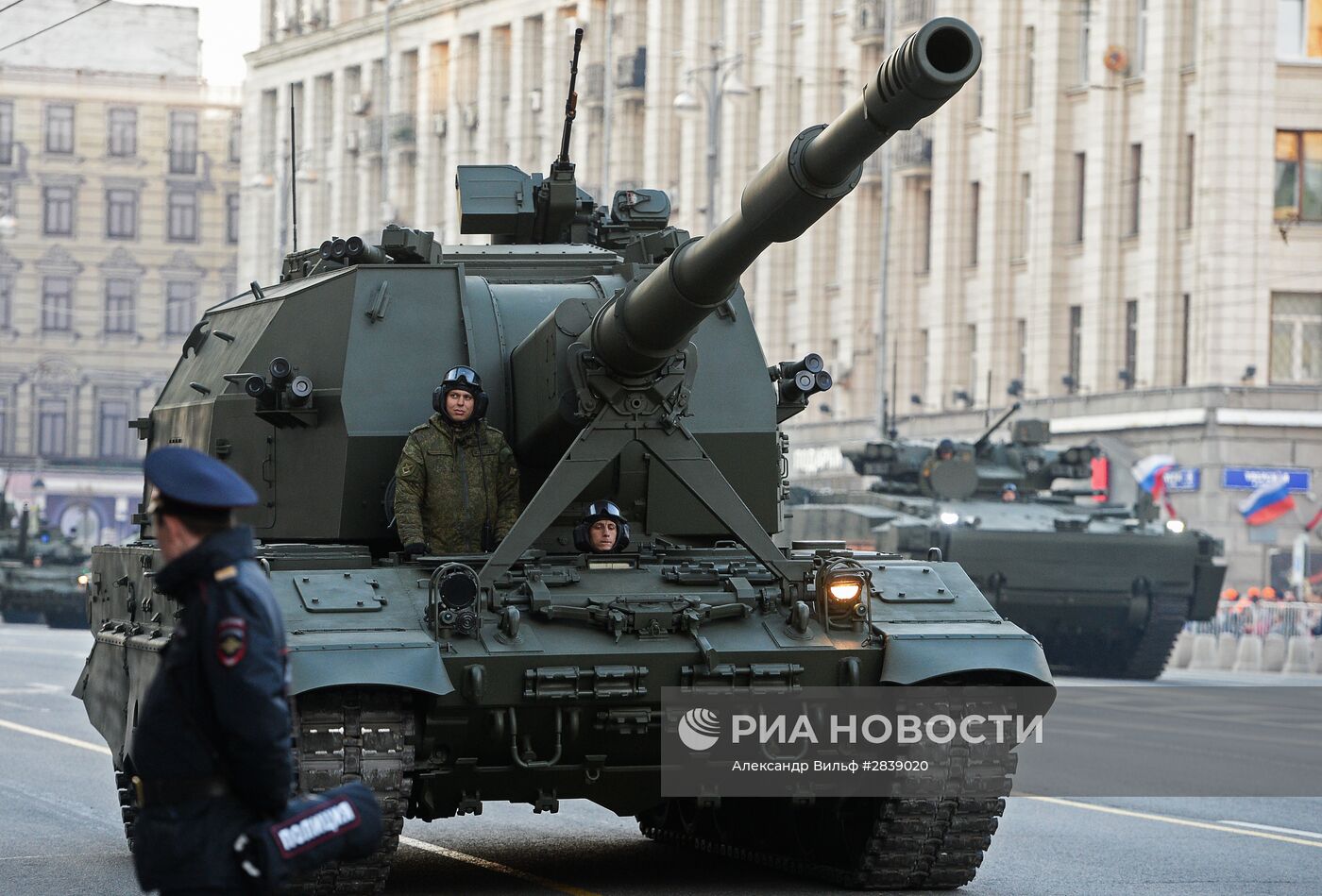 Подготовка к Параду Победы в Москве