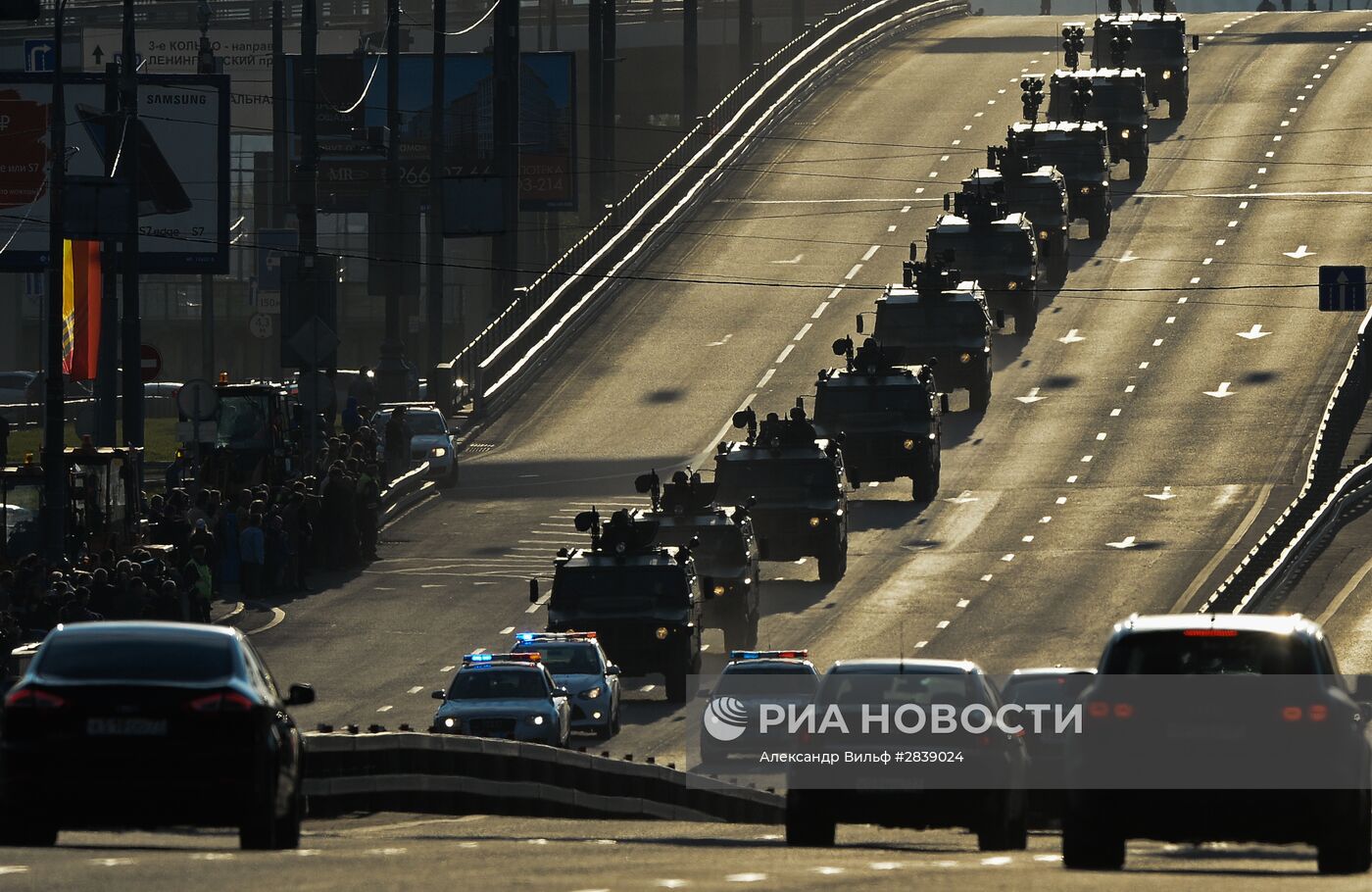 Подготовка к Параду Победы в Москве