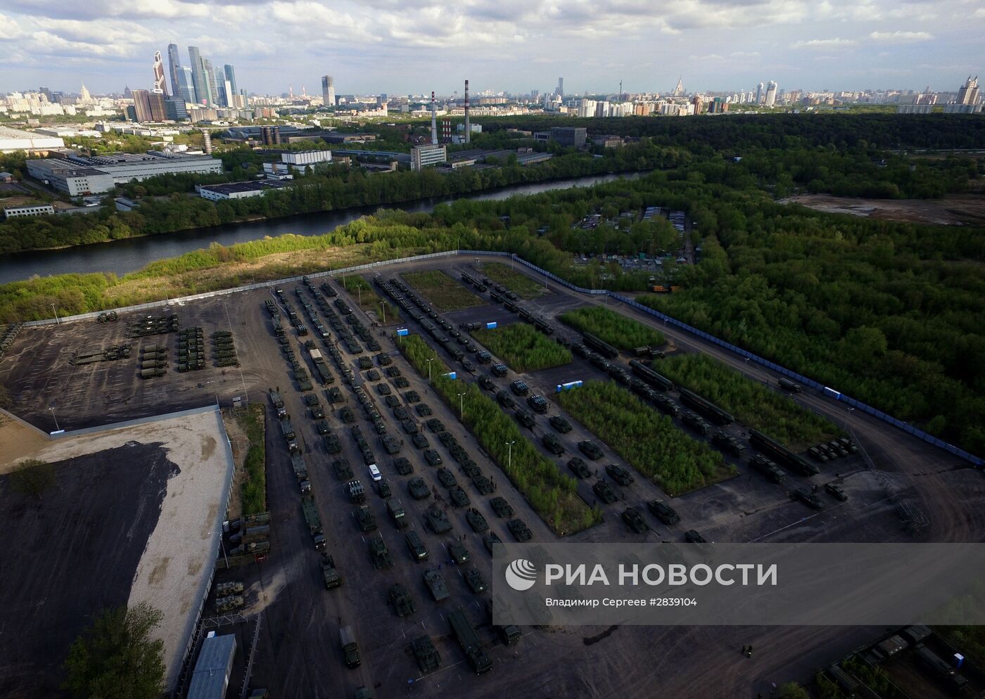 Подготовка к Параду Победы в Москве