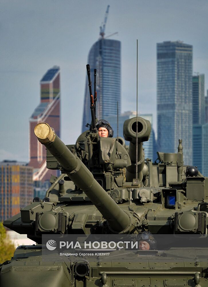 Подготовка к Параду Победы в Москве