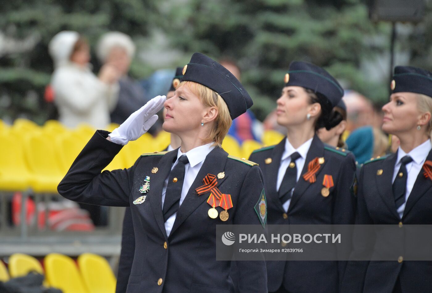 Генеральная репетиция парада Победы в городах России