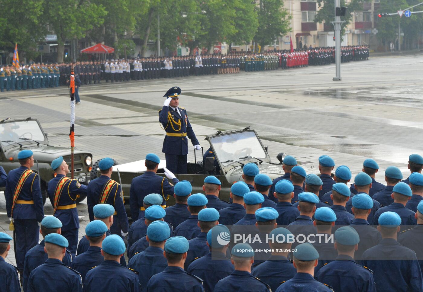 Генеральная репетиция парада Победы в городах России