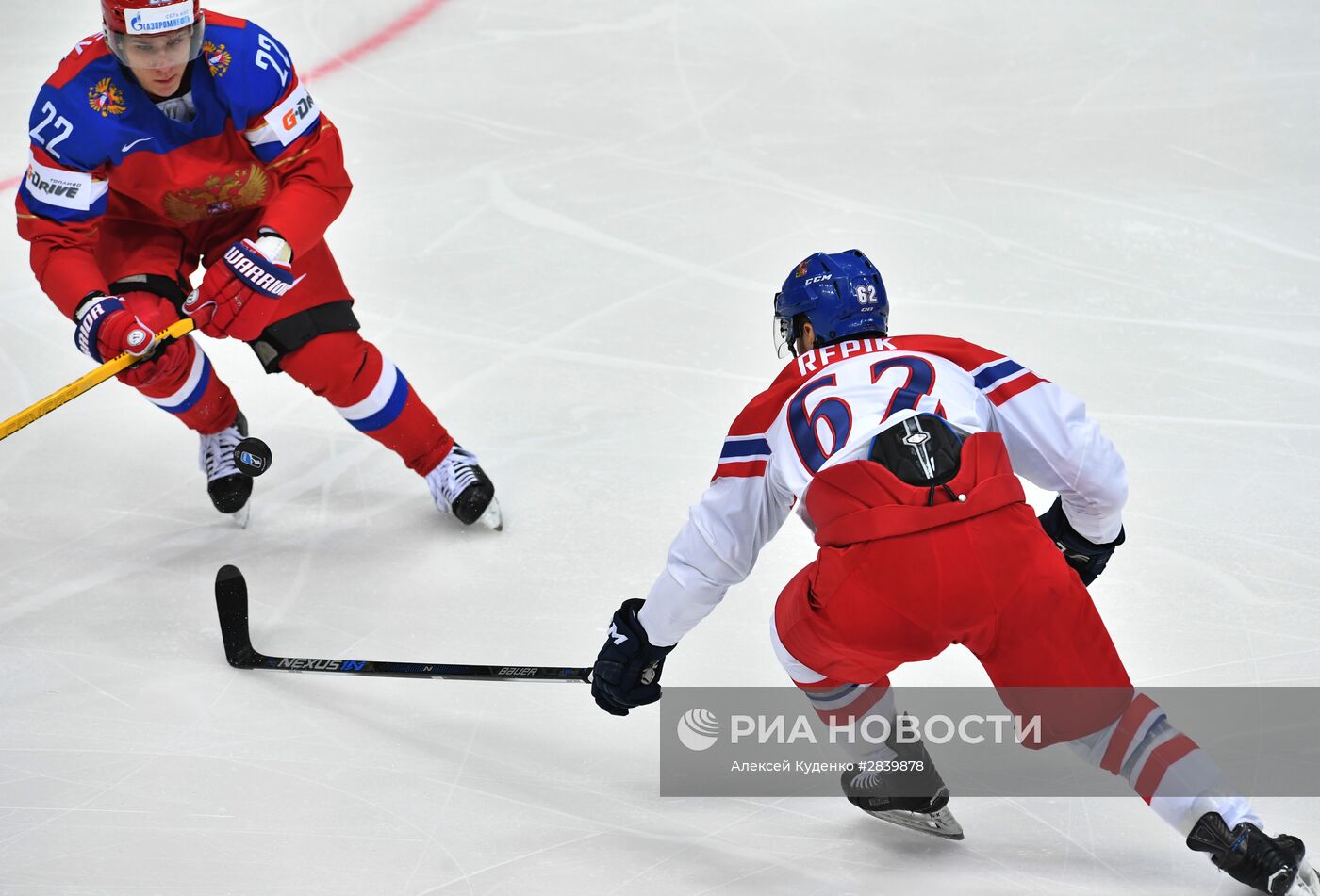 Хоккей. Чемпионат мира. Матч Чехия - Россия