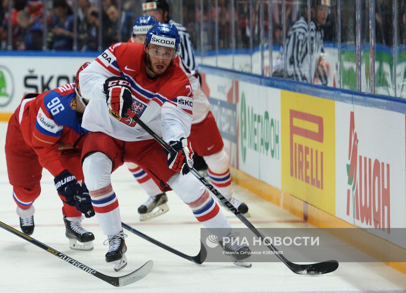 Хоккей. Чемпионат мира. Матч Чехия - Россия