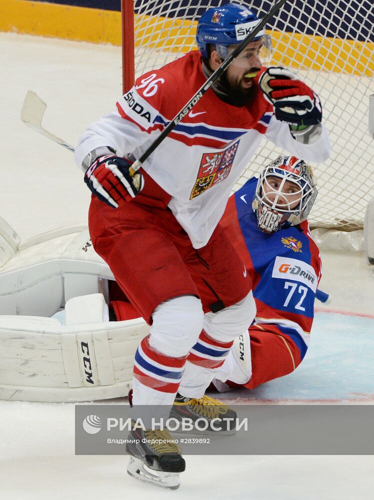 Хоккей. Чемпионат мира. Матч Чехия - Россия