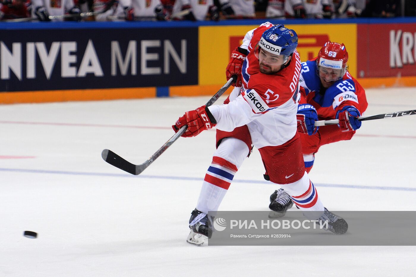 Хоккей. Чемпионат мира. Матч Чехия - Россия