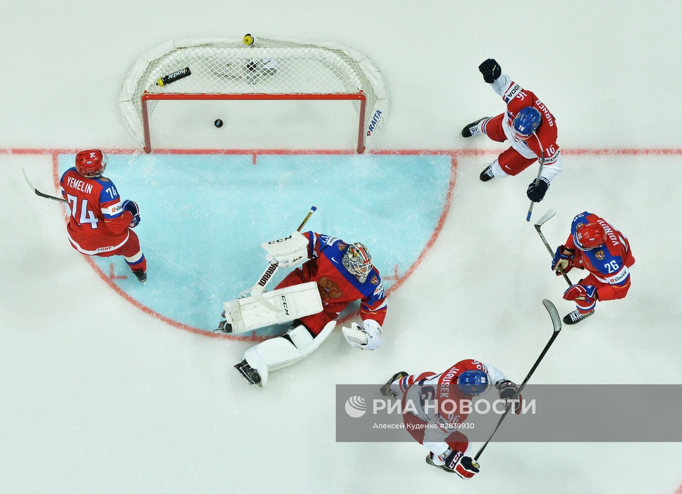Хоккей. Чемпионат мира. Матч Чехия - Россия