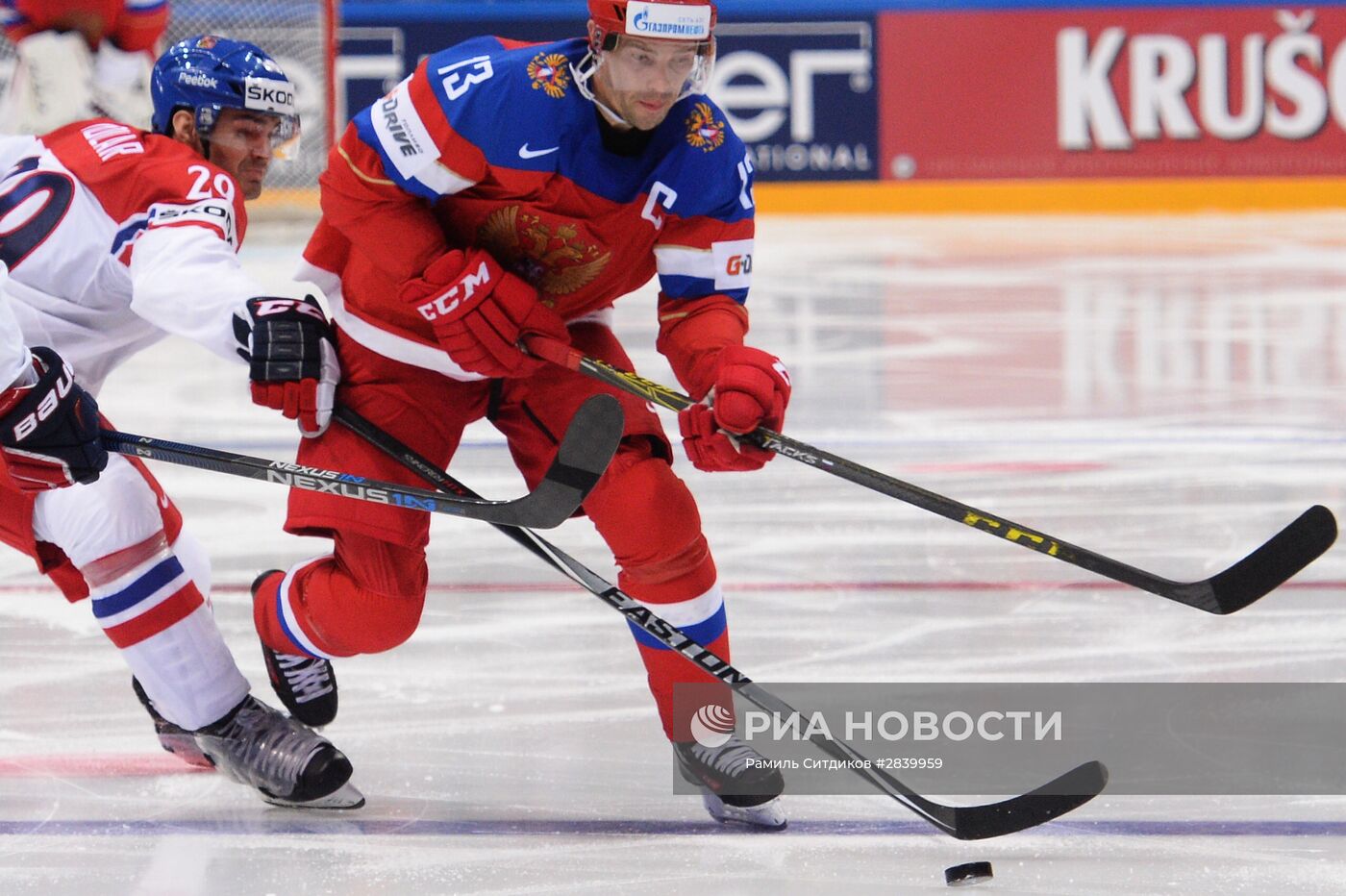 Хоккей. Чемпионат мира. Матч Чехия - Россия
