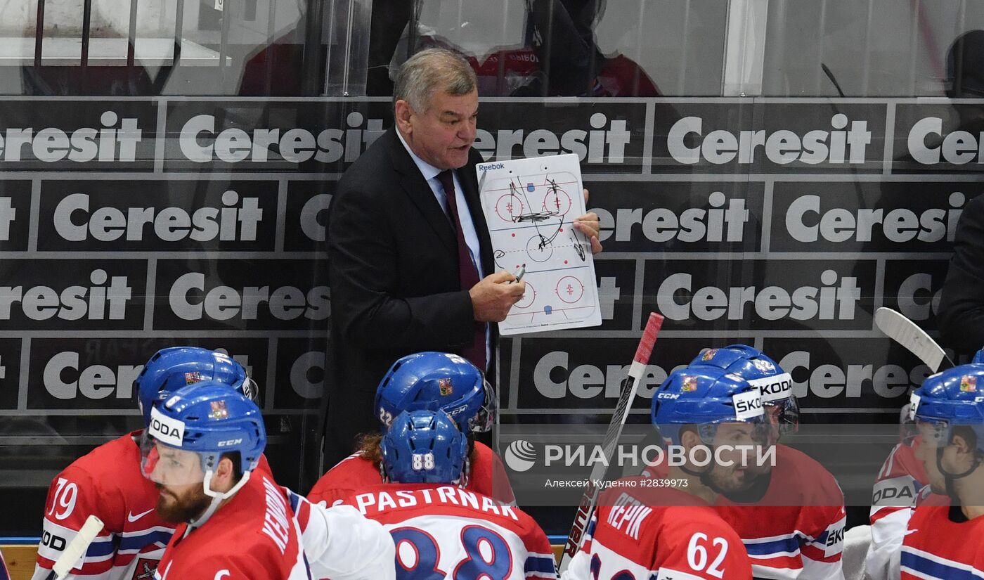 Хоккей. Чемпионат мира. Матч Чехия - Россия