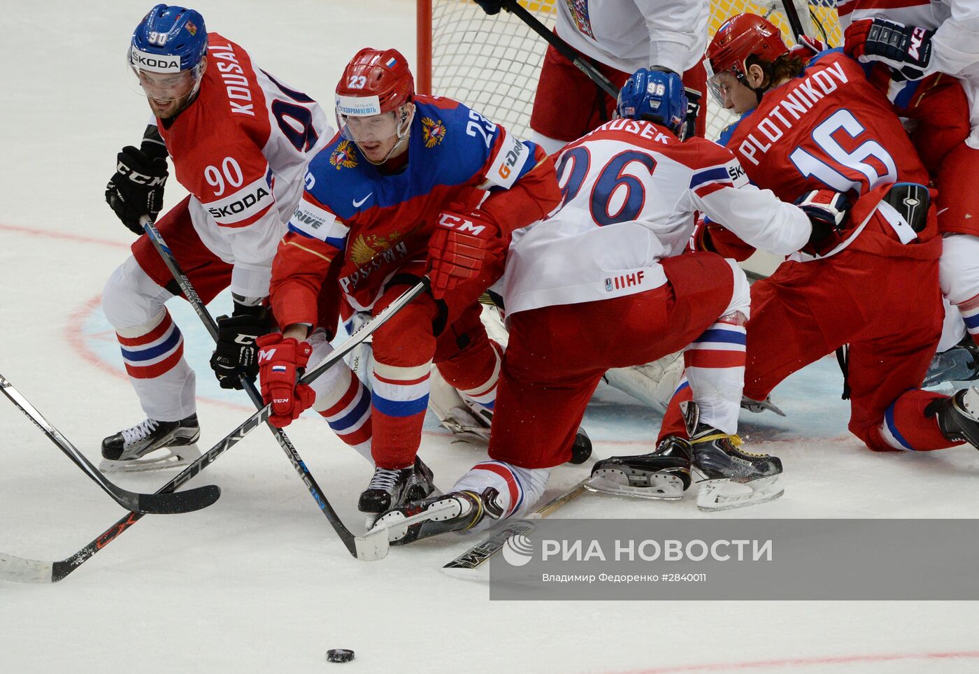 Хоккей. Чемпионат мира. Матч Чехия - Россия