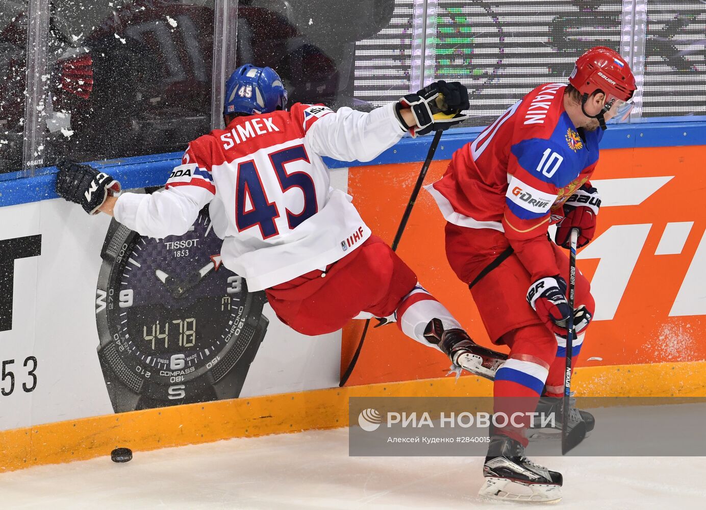 Хоккей. Чемпионат мира. Матч Чехия - Россия