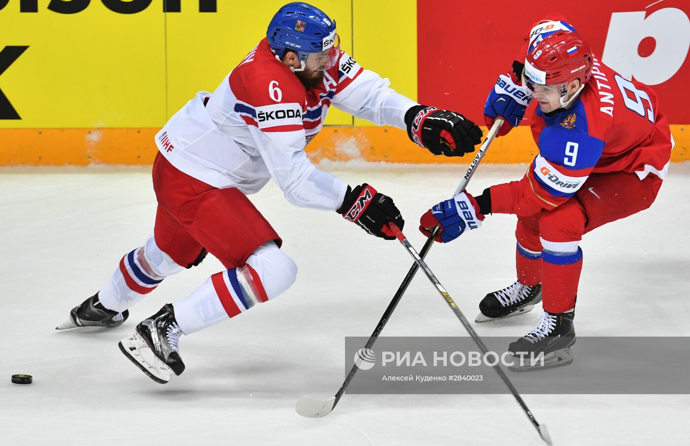 Хоккей. Чемпионат мира. Матч Чехия - Россия