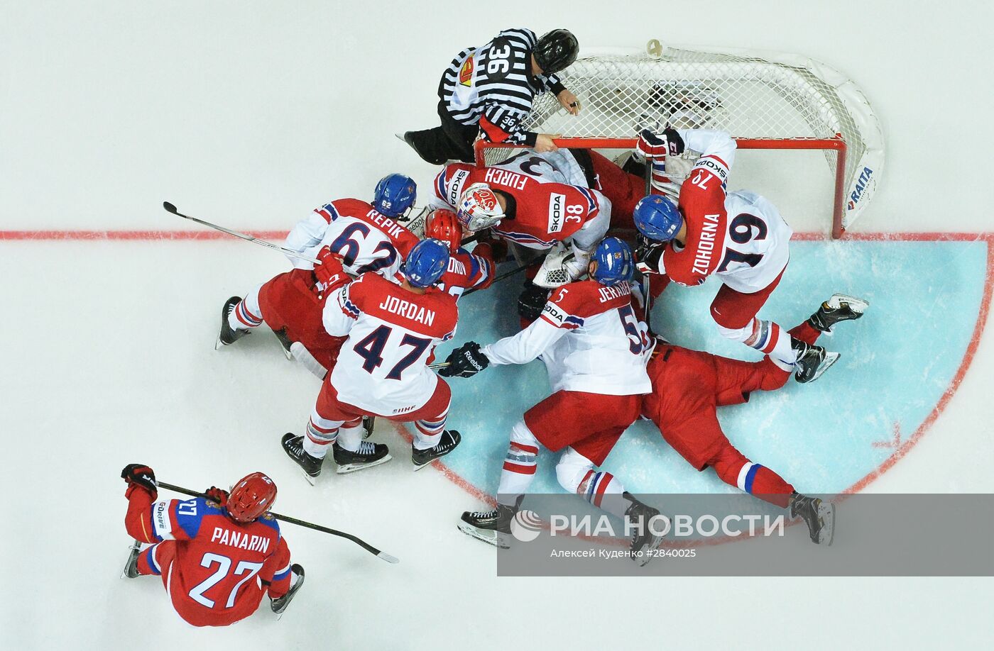 Хоккей. Чемпионат мира. Матч Чехия - Россия