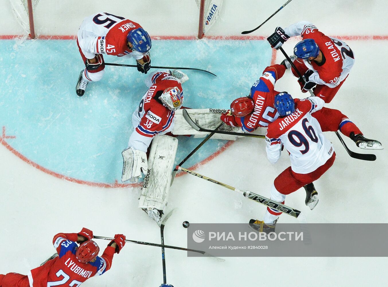 Хоккей. Чемпионат мира. Матч Чехия - Россия