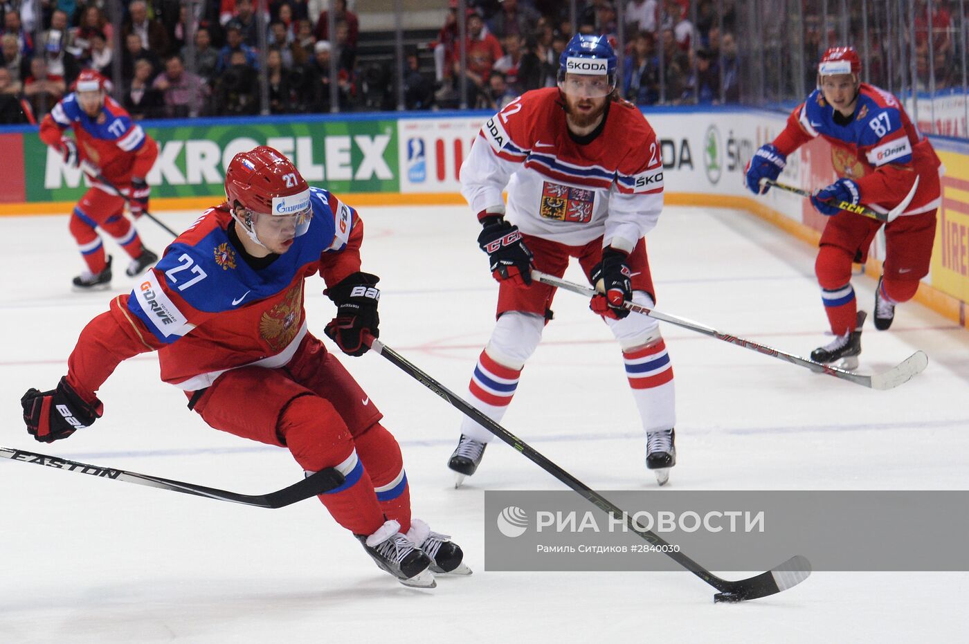 Хоккей. Чемпионат мира. Матч Чехия - Россия