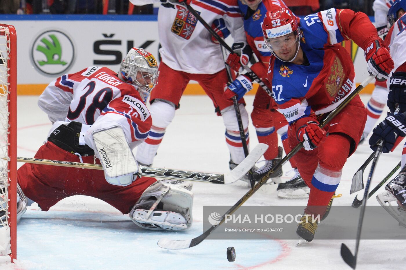 Хоккей. Чемпионат мира. Матч Чехия - Россия