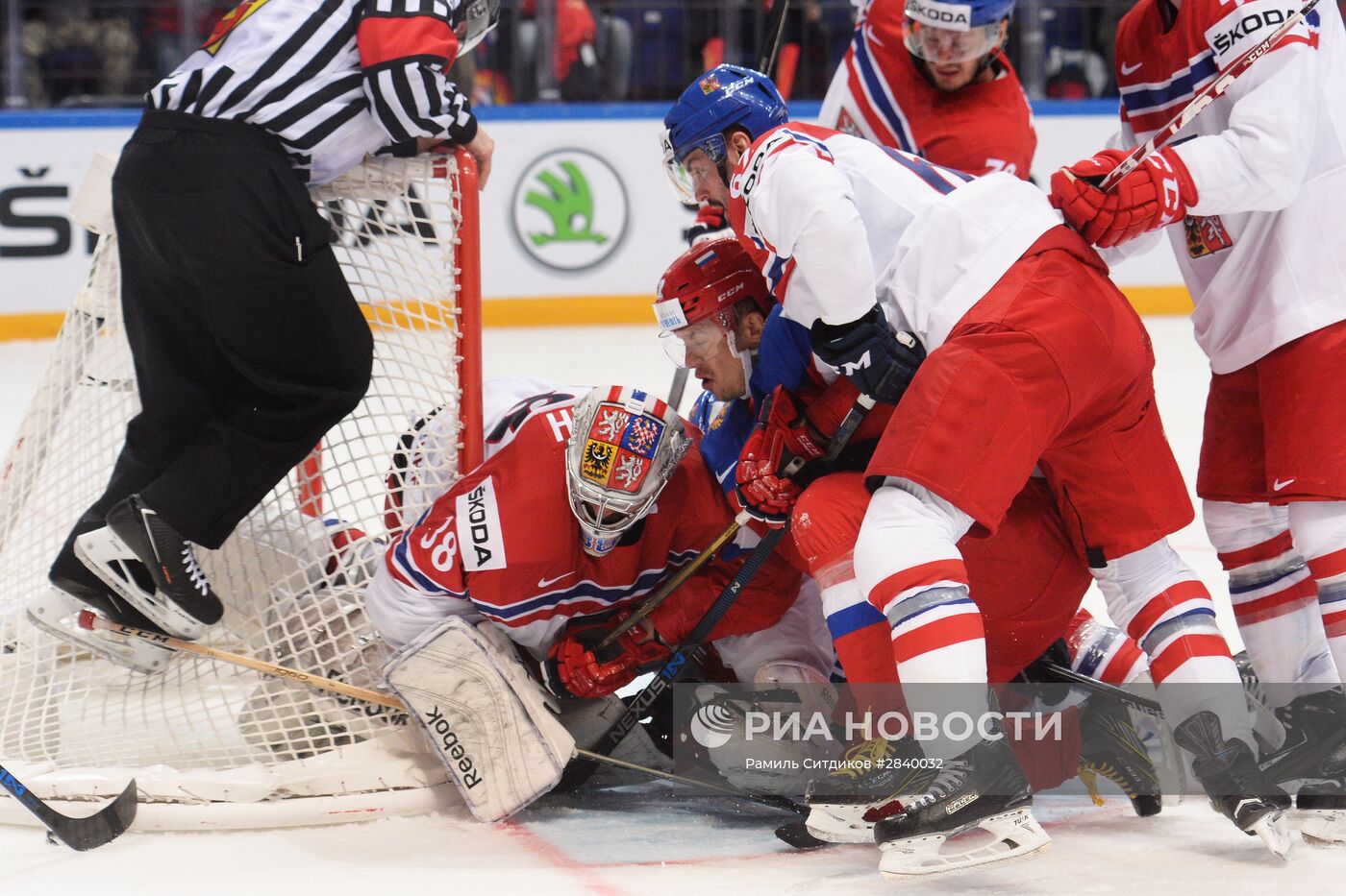 Хоккей. Чемпионат мира. Матч Чехия - Россия