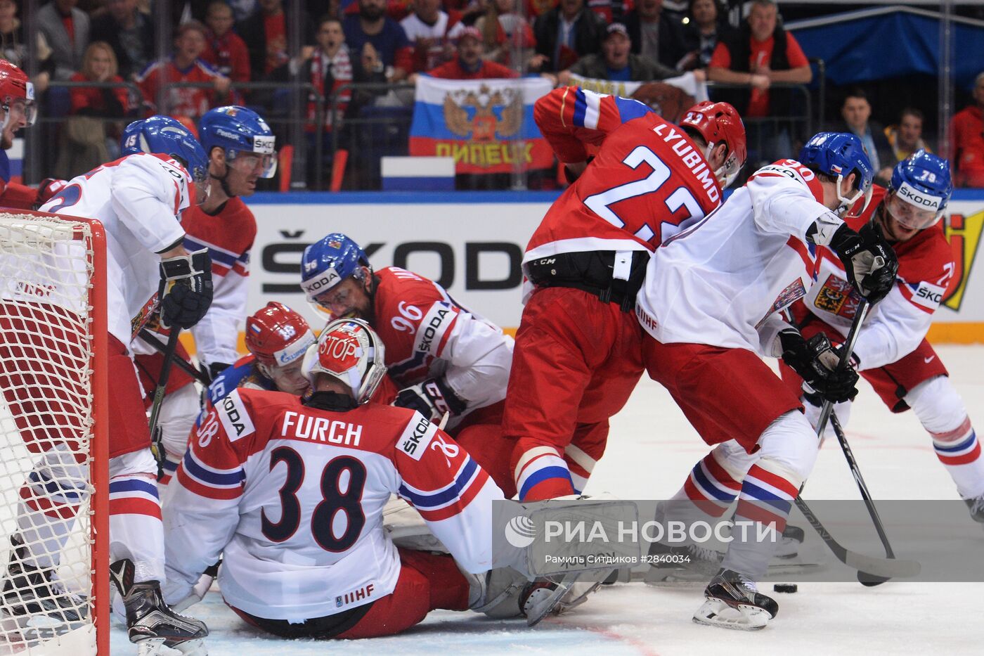 Хоккей. Чемпионат мира. Матч Чехия - Россия