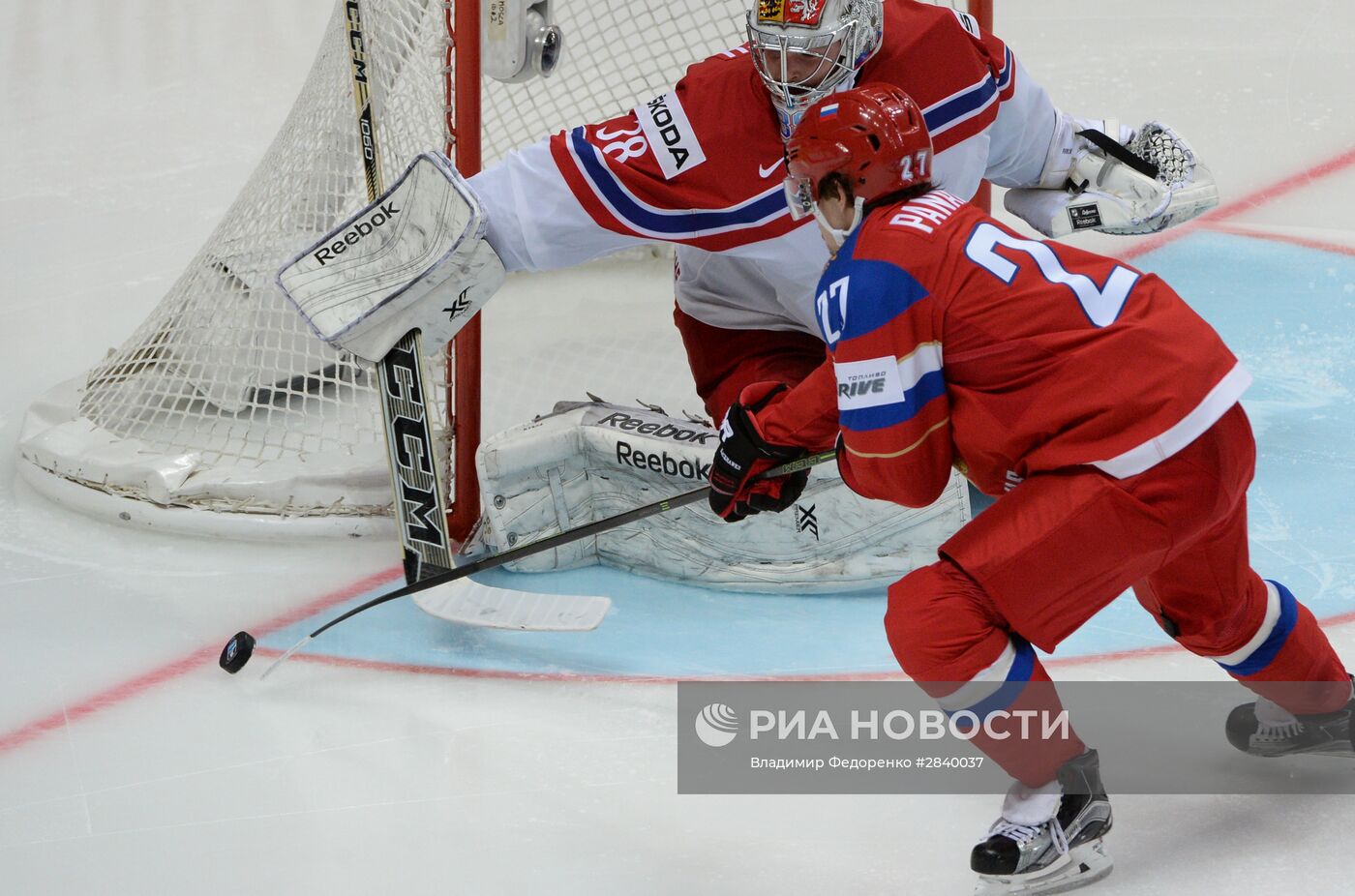 Хоккей. Чемпионат мира. Матч Чехия - Россия