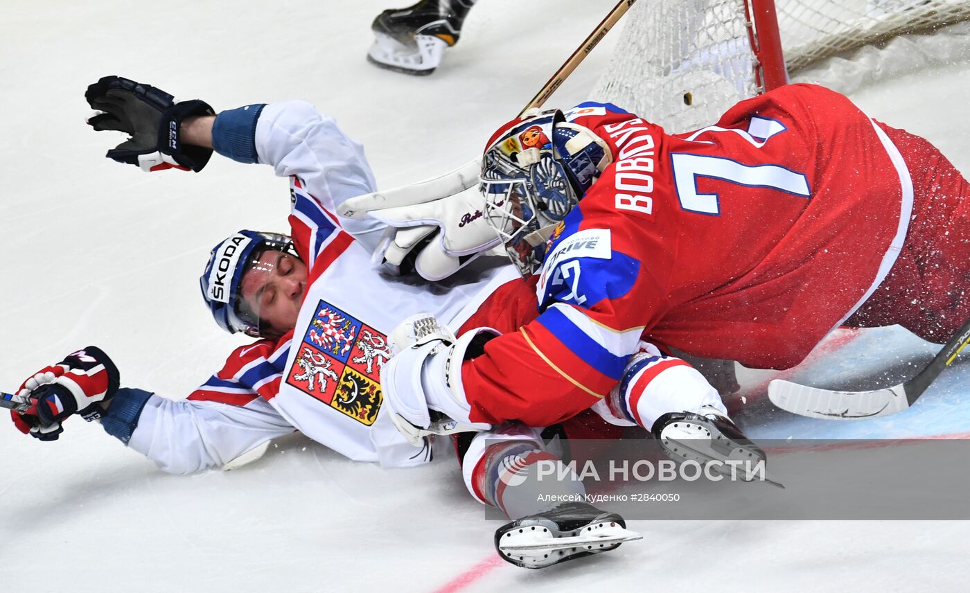 Хоккей. Чемпионат мира. Матч Чехия - Россия