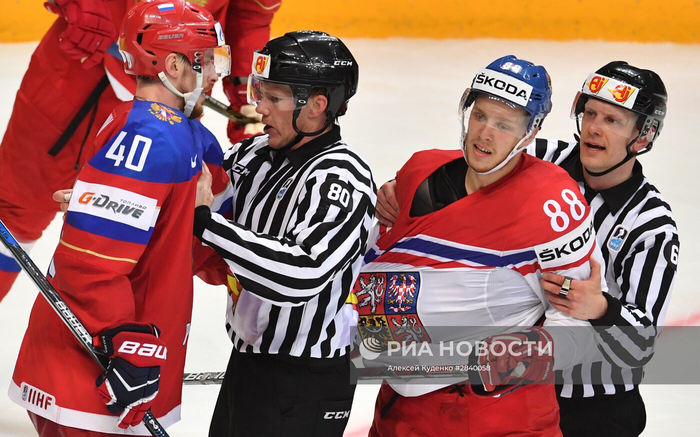 Хоккей. Чемпионат мира. Матч Чехия - Россия