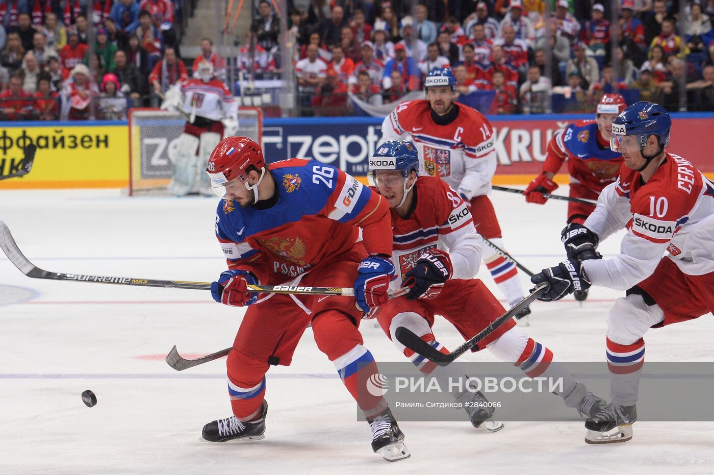 Хоккей. Чемпионат мира. Матч Чехия - Россия
