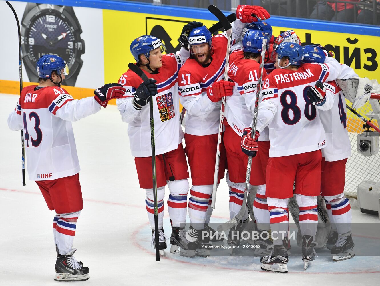 Хоккей. Чемпионат мира. Матч Чехия - Россия