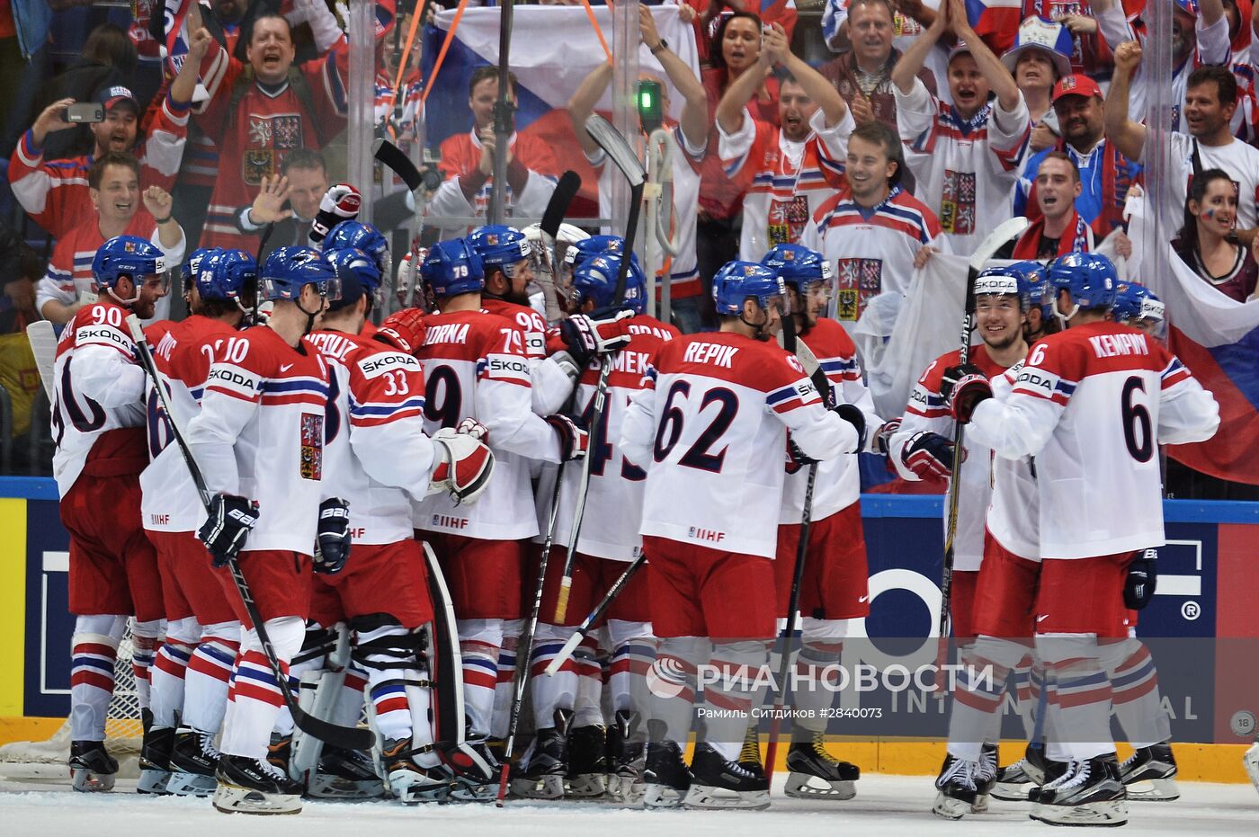 Хоккей. Чемпионат мира. Матч Чехия - Россия