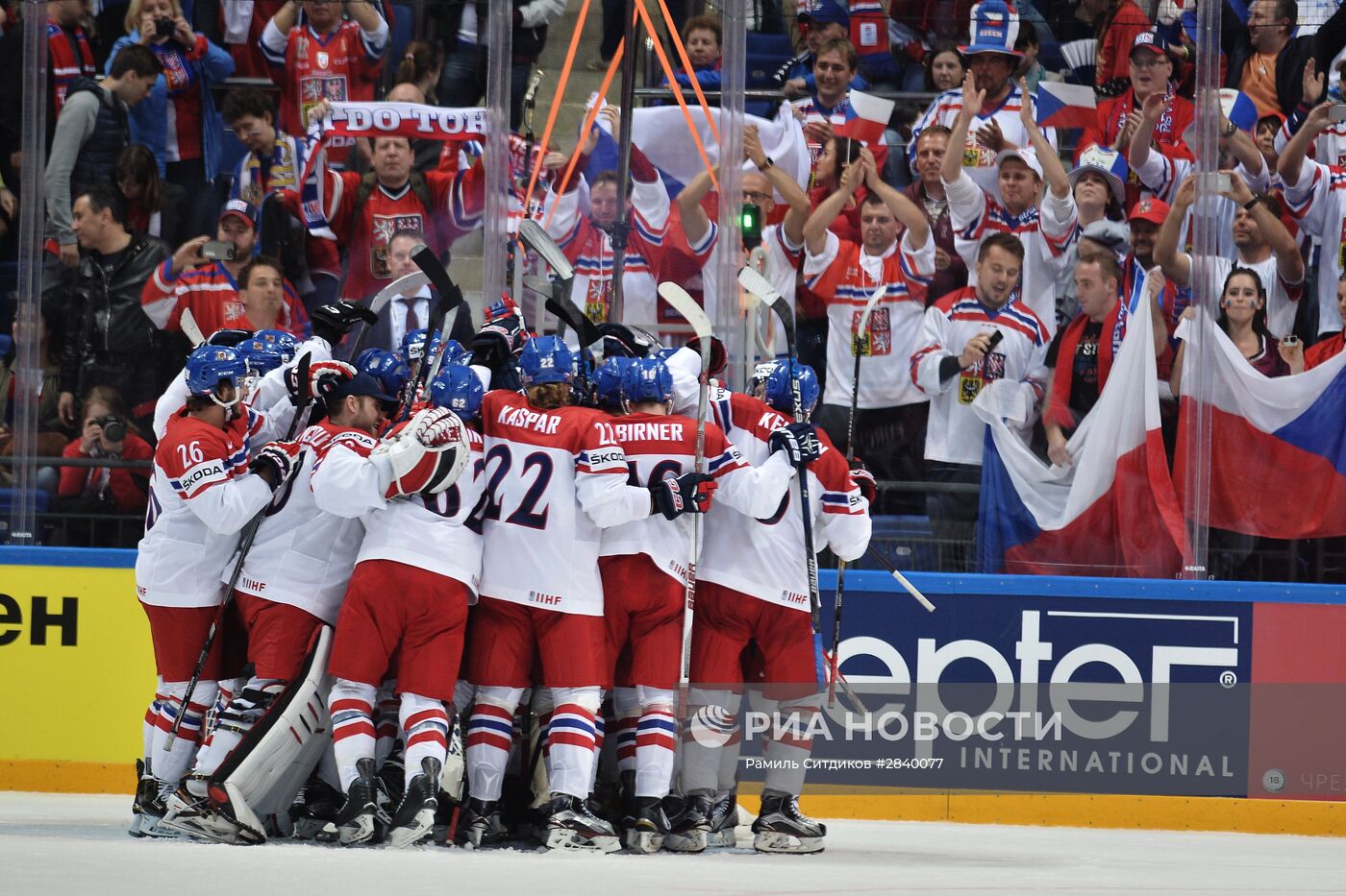 Хоккей. Чемпионат мира. Матч Чехия - Россия
