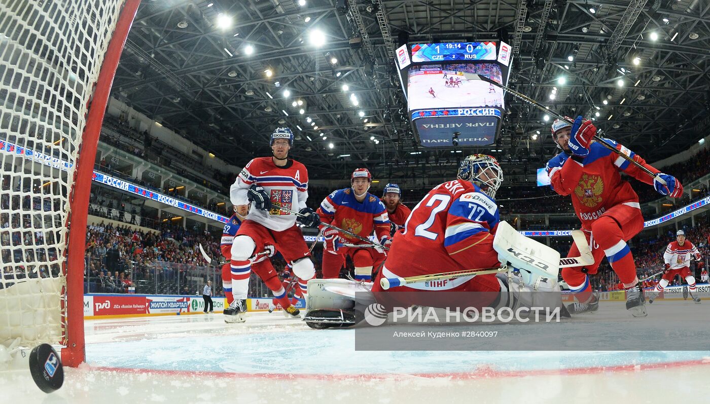 Хоккей. Чемпионат мира. Матч Чехия - Россия