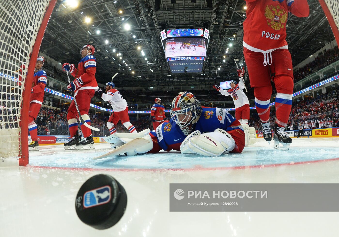 Хоккей. Чемпионат мира. Матч Чехия - Россия