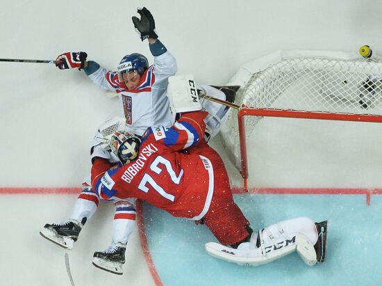 Хоккей. Чемпионат мира. Матч Чехия - Россия