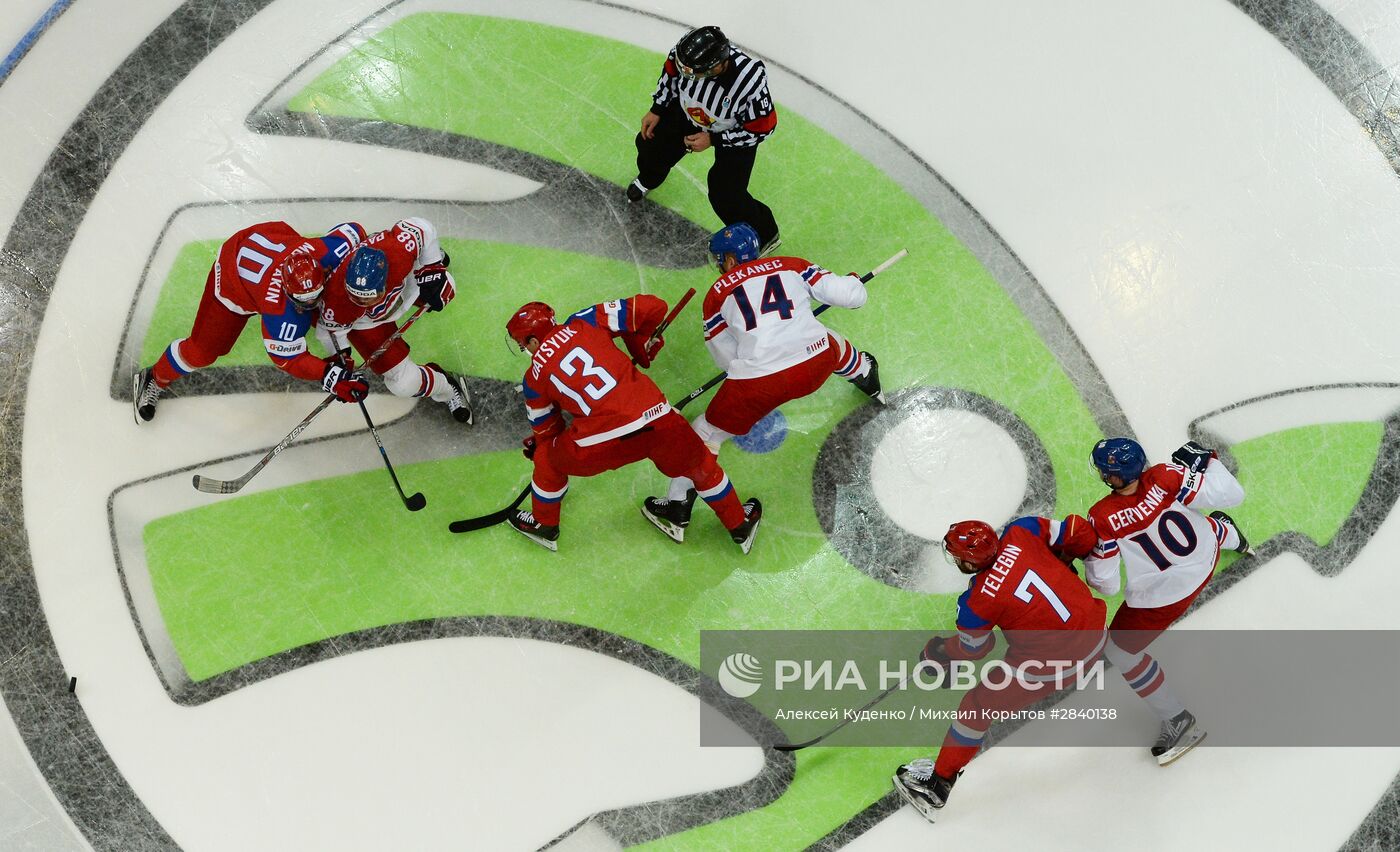 Хоккей. Чемпионат мира. Матч Чехия - Россия