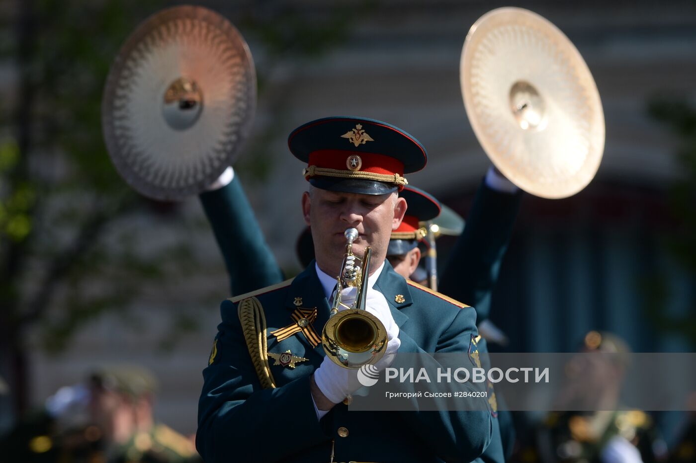Генеральная репетиция военного парада в честь 71-й годовщины Победы в ВОВ