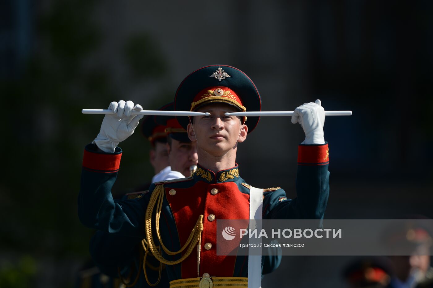 Генеральная репетиция военного парада в честь 71-й годовщины Победы в ВОВ