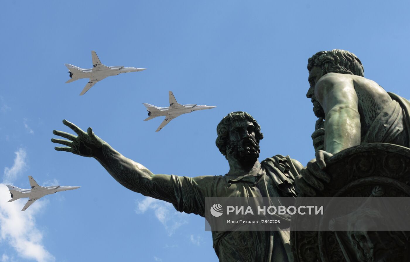 Генеральная репетиция военного парада в честь 71-й годовщины Победы в ВОВ