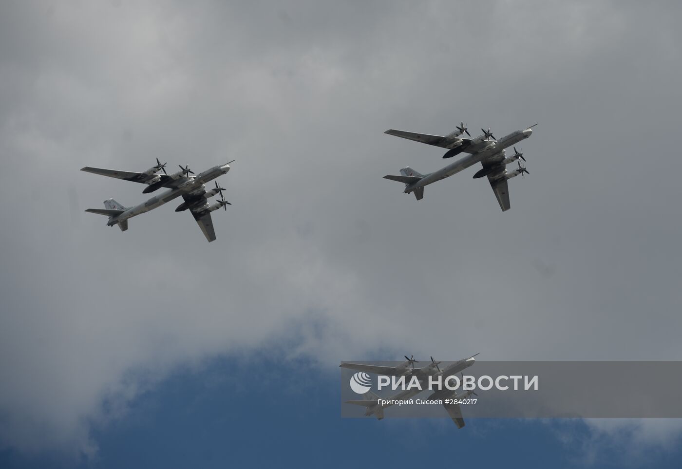 Генеральная репетиция военного парада в честь 71-й годовщины Победы в ВОВ