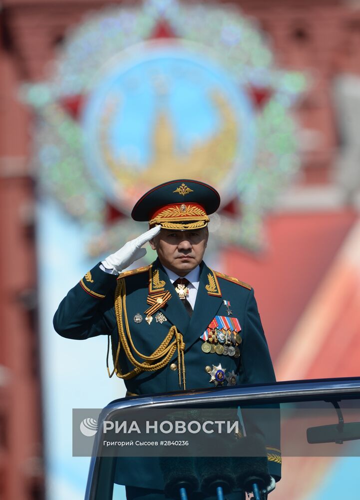 Генеральная репетиция военного парада в честь 71-й годовщины Победы в ВОВ