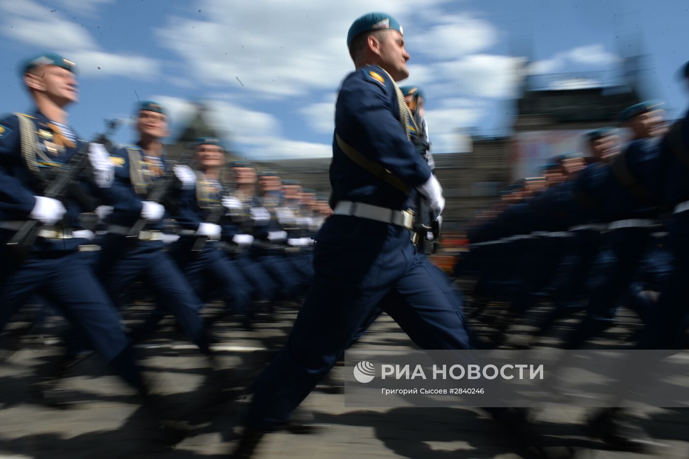 Генеральная репетиция военного парада в честь 71-й годовщины Победы в ВОВ