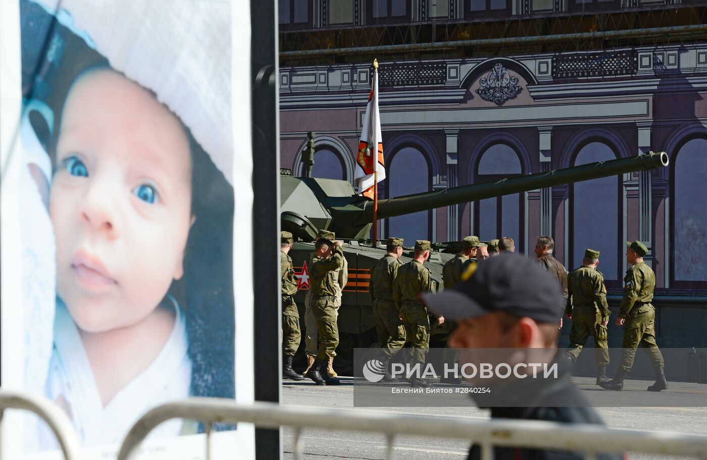 Генеральная репетиция военного парада в честь 71-й годовщины Победы в ВОВ