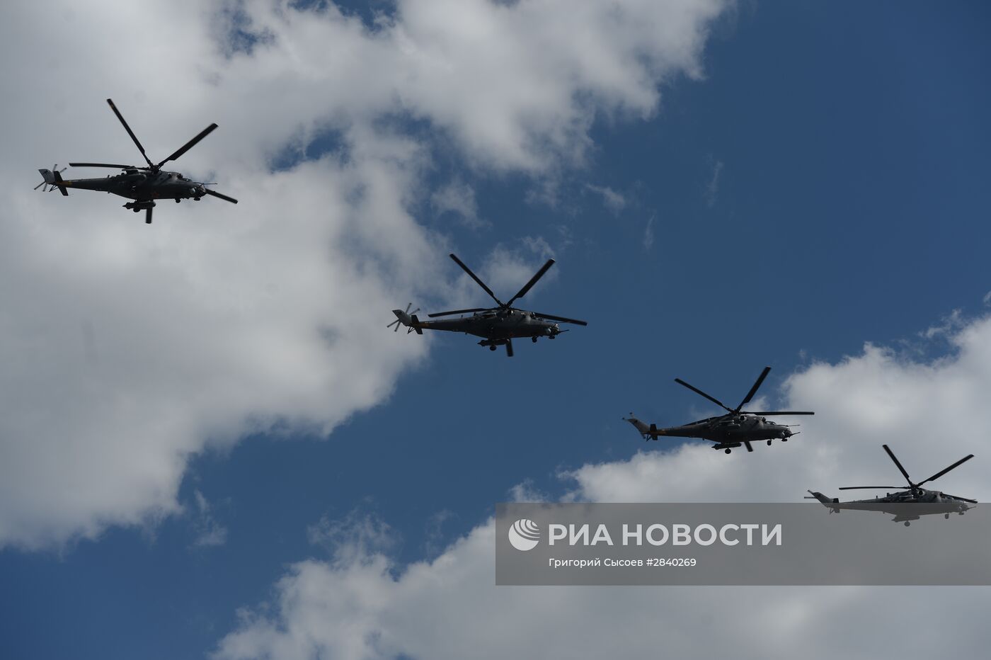 Генеральная репетиция военного парада в честь 71-й годовщины Победы в ВОВ