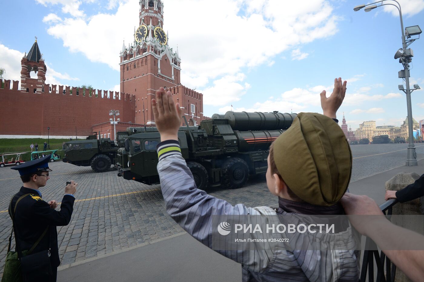 Генеральная репетиция военного парада в честь 71-й годовщины Победы в ВОВ