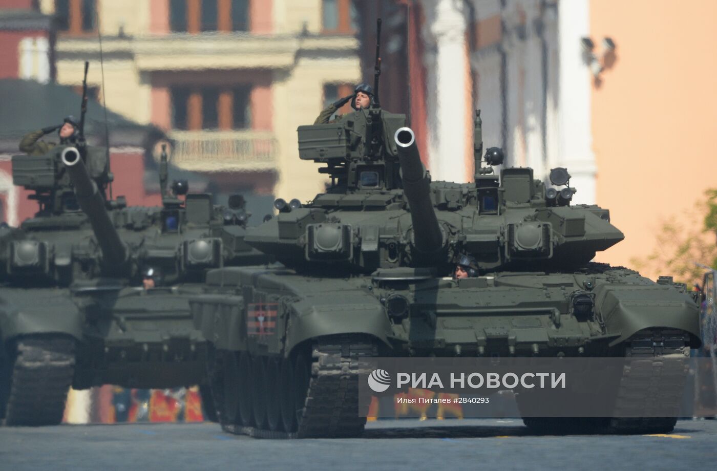 Генеральная репетиция военного парада в честь 71-й годовщины Победы в ВОВ