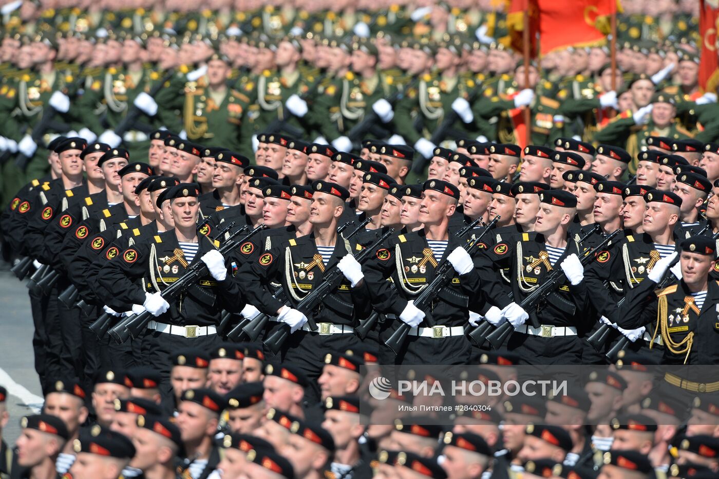 Генеральная репетиция военного парада в честь 71-й годовщины Победы в ВОВ