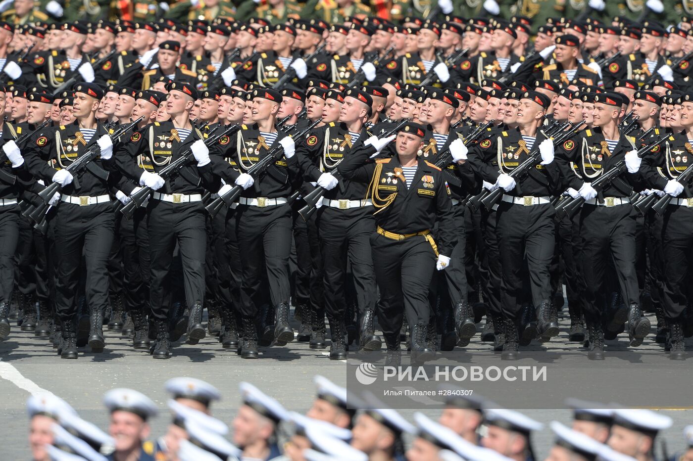 Генеральная репетиция военного парада в честь 71-й годовщины Победы в ВОВ