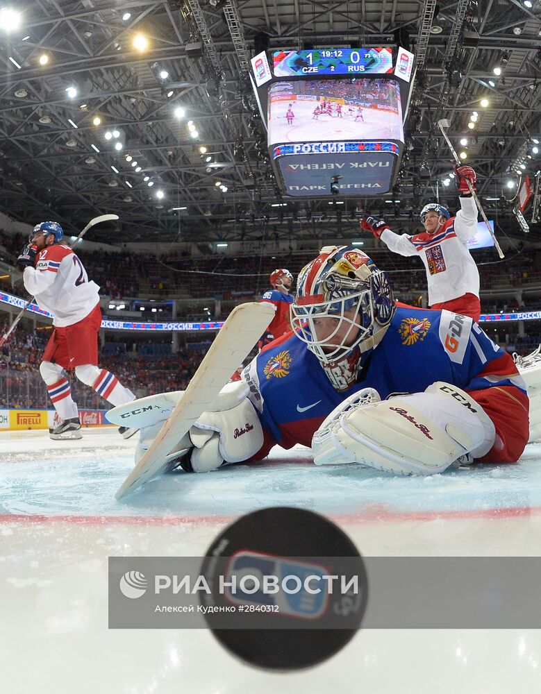 Хоккей. Чемпионат мира. Матч Чехия - Россия