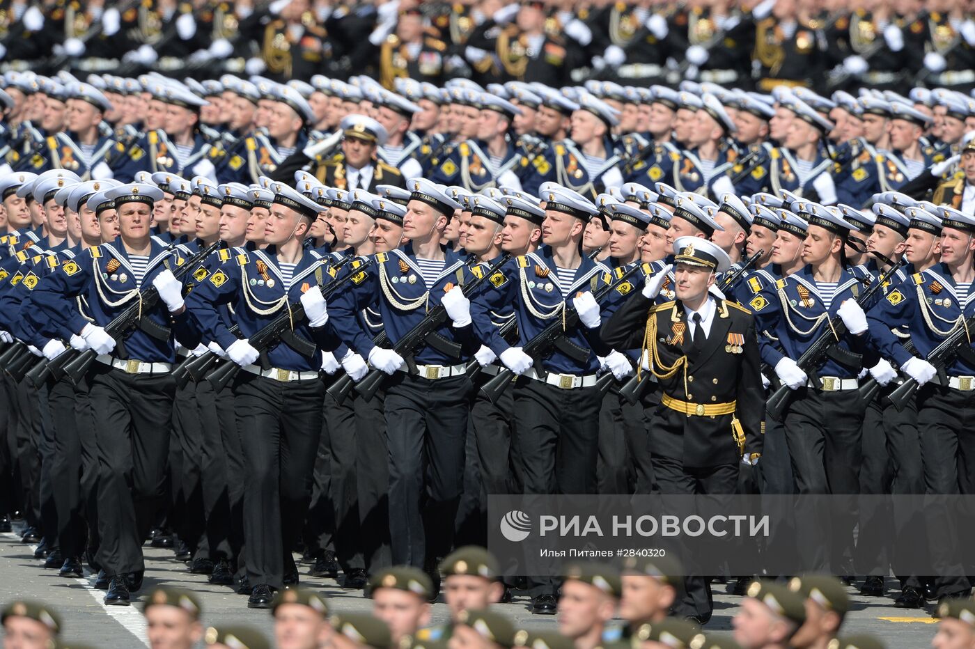 Генеральная репетиция военного парада в честь 71-й годовщины Победы в ВОВ