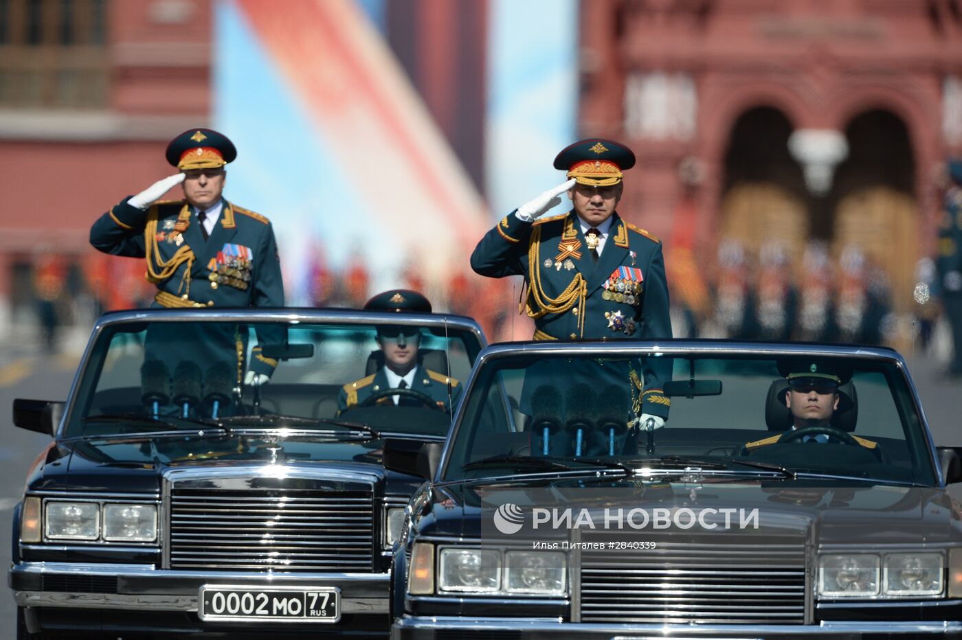 Генеральная репетиция военного парада в честь 71-й годовщины Победы в ВОВ