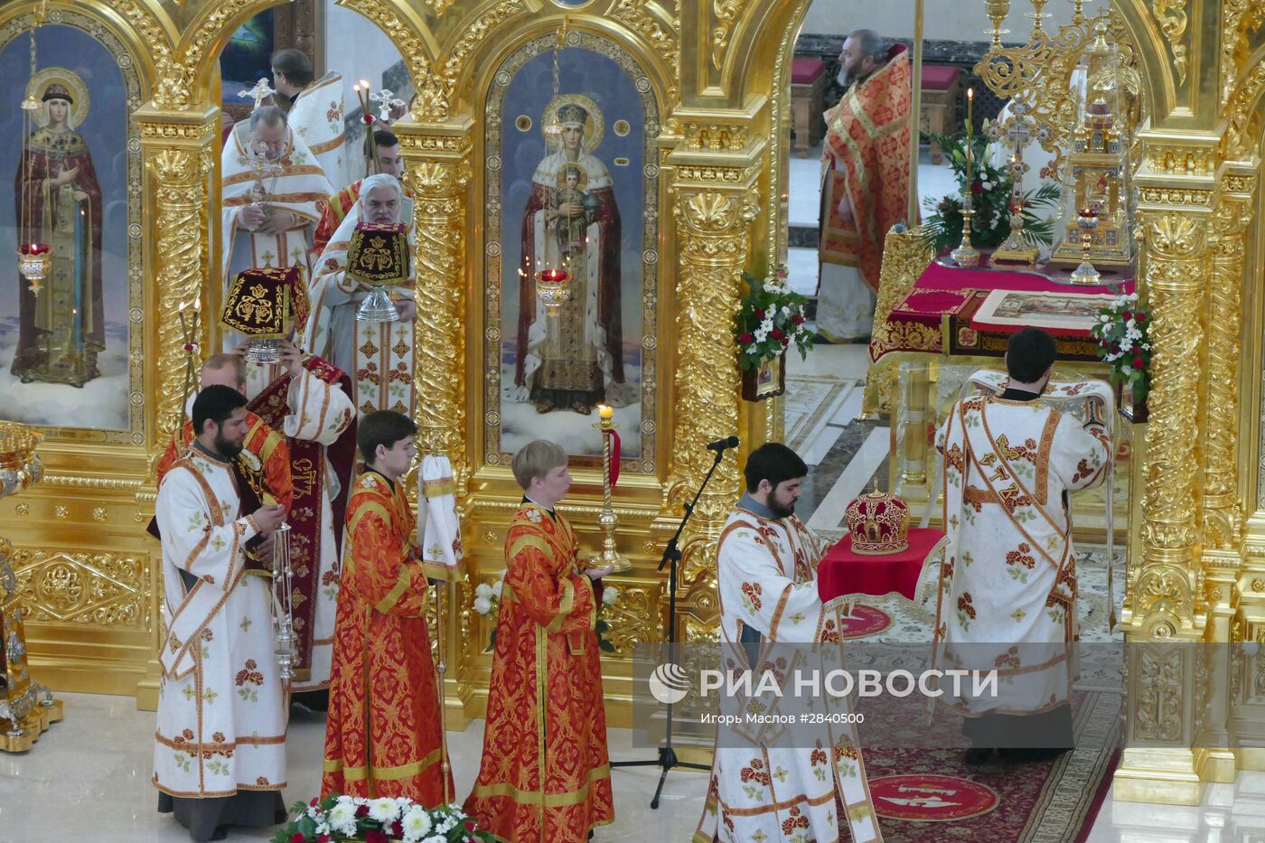 Открытие храма в честь святых благоверных князей Петра и Февронии Муромских в Донецке