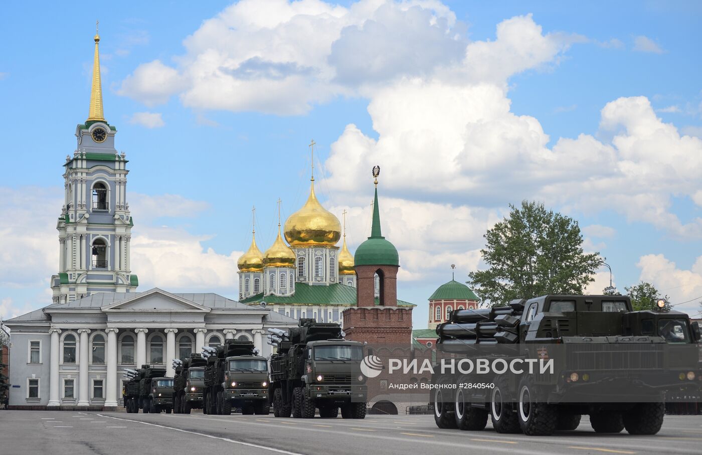 Генеральная репетиция парада Победы в городах России